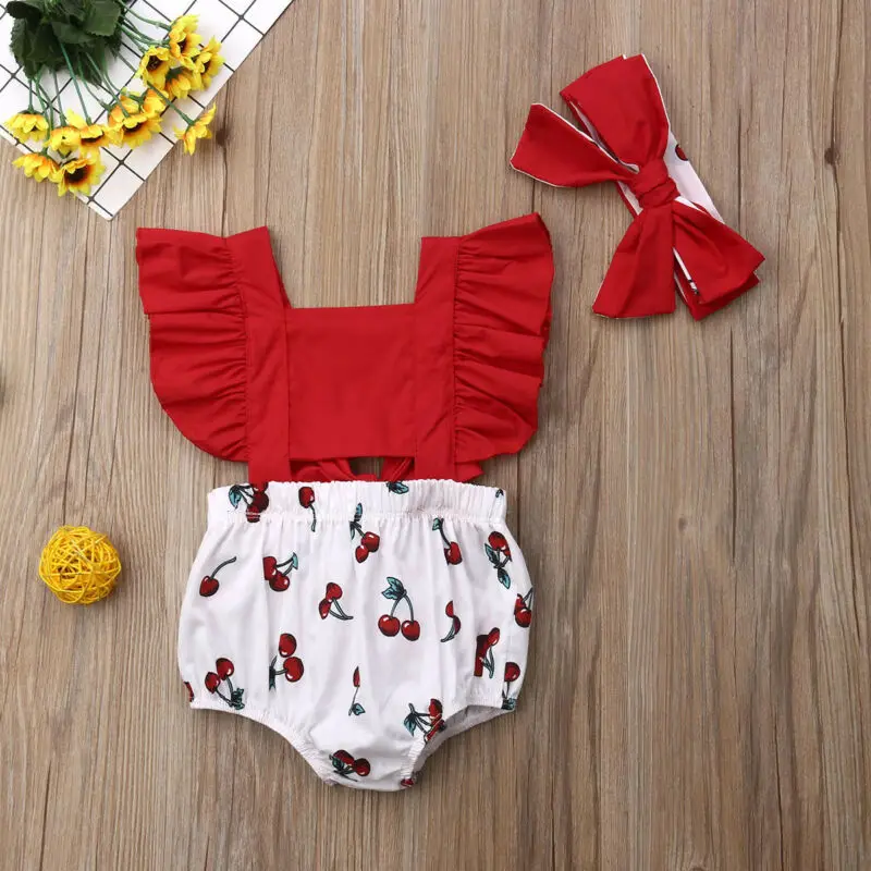 Top Trends: Kids Newborn Baby Girls Romper Hollow Out One-Pieces Headband Jumpsuit Outfit Shoppable Styles