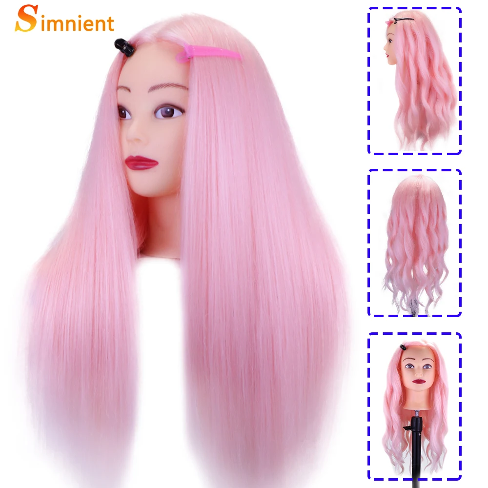 Top Trends: Simnient Mannequin Heads For Hairstyles Mixed 85% Real Human Hair For Doll Hairdressing Maniquin Training Dummy Head For Styling Shoppable Styles