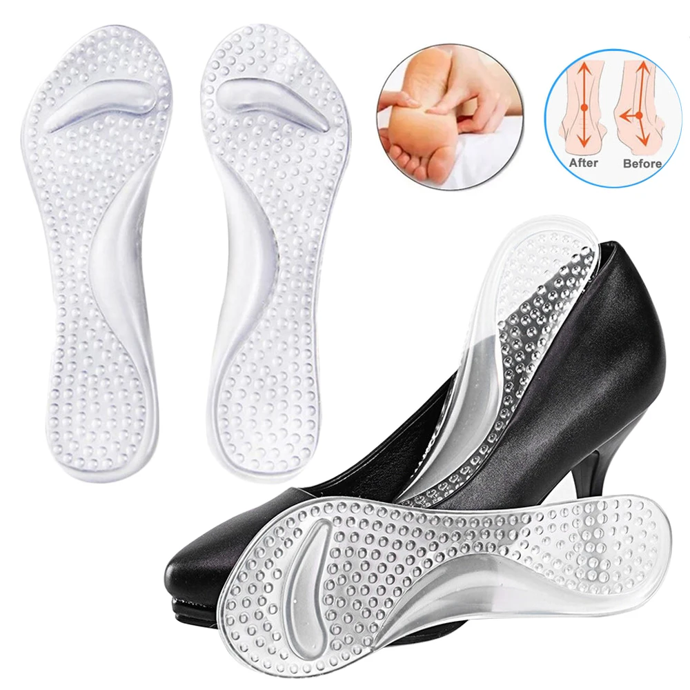 Top Trends: Orthopedic Insoles For Women Shoes Flat Feet Arch Support Silicone Gel Insoles For High Heels Inserts Foot Massager Shoe Pads Shoppable Styles