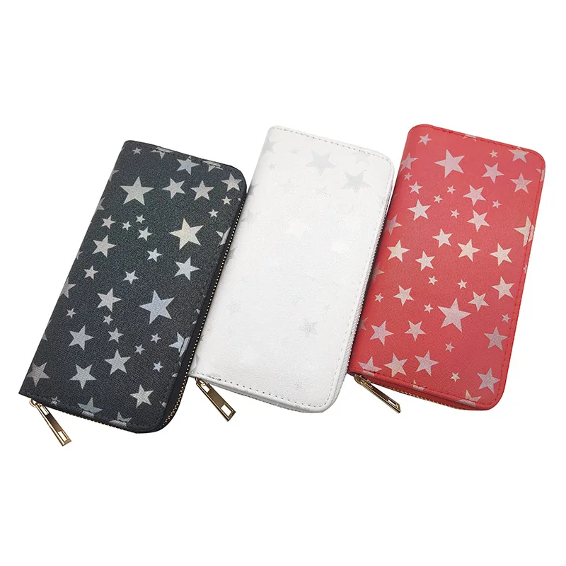 Top Trends: KANDRA New Star Pu Leather Wallet Clutch Purses Female Card Holder Coin Purse Zipper Phone Bag High Quality Shoppable Styles