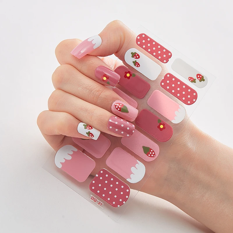 Top Trends: Full Cover Nail Stickers Designer Nail Decals Fashion Five Sorts 0f Nail Stickers Nail Sticker Set Nail Decoration Nail Strips Shoppable Styles