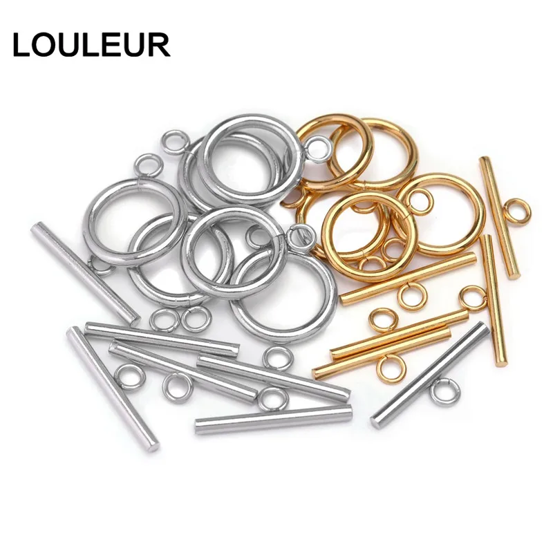 Top Trends: Stainless Steel OT Clasps Bracelet Toggle Clasp Connectors For DIY Bracelet Necklace Jewelry Findings Making Supplies Wholesale Shoppable Styles