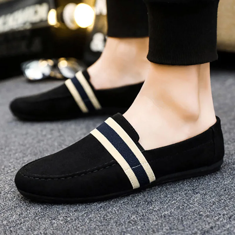 Top Trends: Men Shoes Black Blue Loafers Slip On Male Footwear Adulto Driving Moccasin Soft Comfortable Casual Shoes Men Sneakers Flats Shoppable Styles