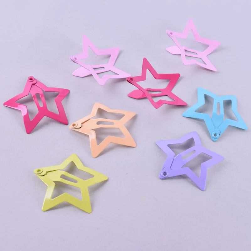 Top Trends: 20pcs / lot 3CM Mini Star Hair Clip Kids Glitter Metal Hair Clips Barrettes Hairpins Girls Hair Accessories Headwear Styling Tools Shoppable Styles - Image 6