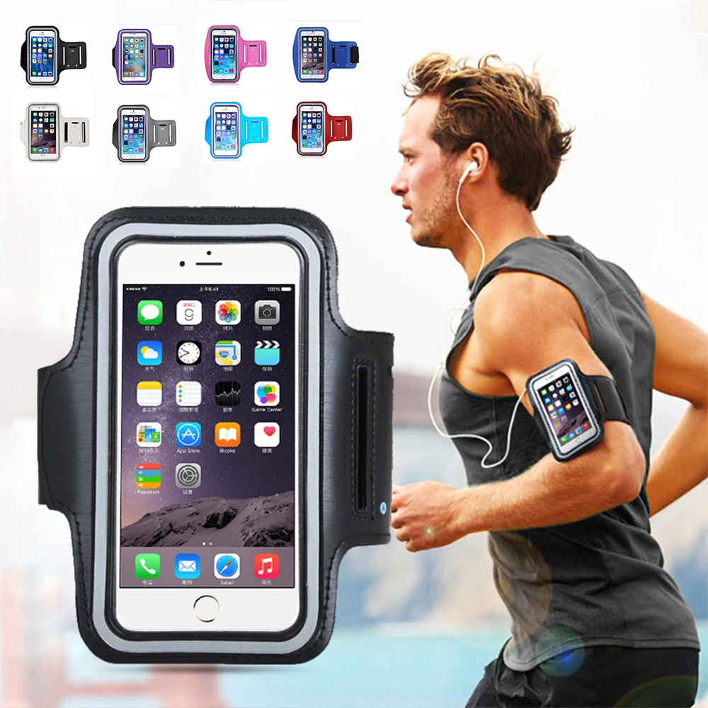 Top Trends: Men Women Running Phone Bags Waterproof Touch Screen Armbands Sports And Fitness Running Accessories For 4.5-6 Inch Smartphone Shoppable Styles