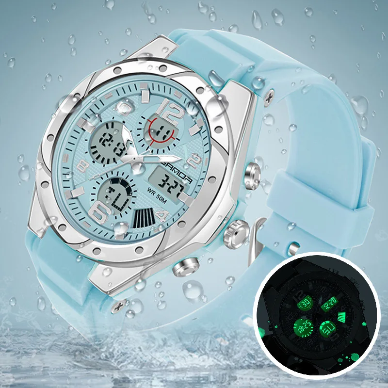 Top Trends: Relogio Feiminio Digital Watch Women Luxury Rose Gold Women Men Sports Watches LED Electronic Wrist Watch Waterproof Reloj Mujer Shoppable Styles