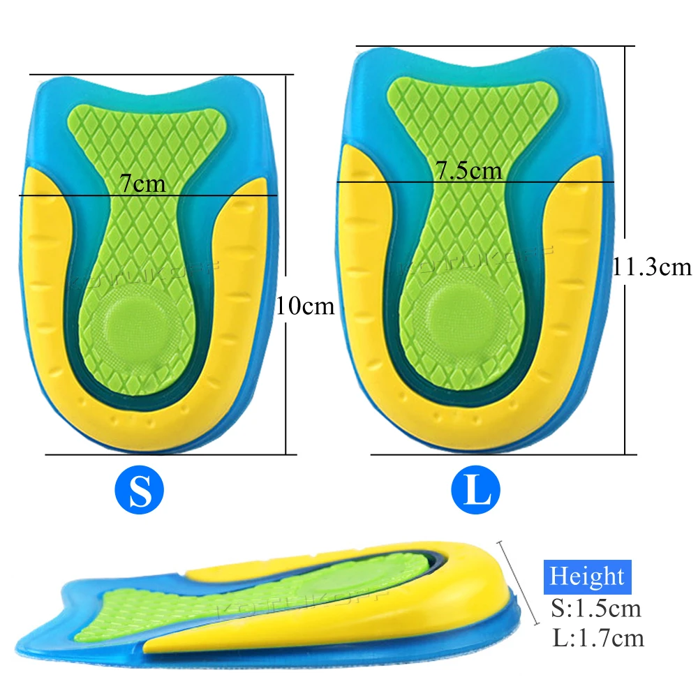 Top Trends: Silicone Gel Insoles For Heel Spur Plantar Fasciitis Insoles Shock Absorption Comfortable Shoe Insoles Gel Soft Heel Cup Insert Shoppable Styles - Image 6