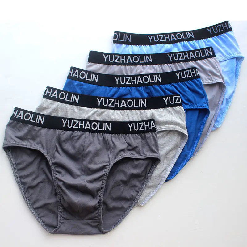 Top Trends: 3 / pcs Teen Underpants Boy Underwear Cotton Panties Fat Boy Plus Size Mid-rise Briefs Men&#039;s Breathable Stretch Panties Shorts Shoppable Styles