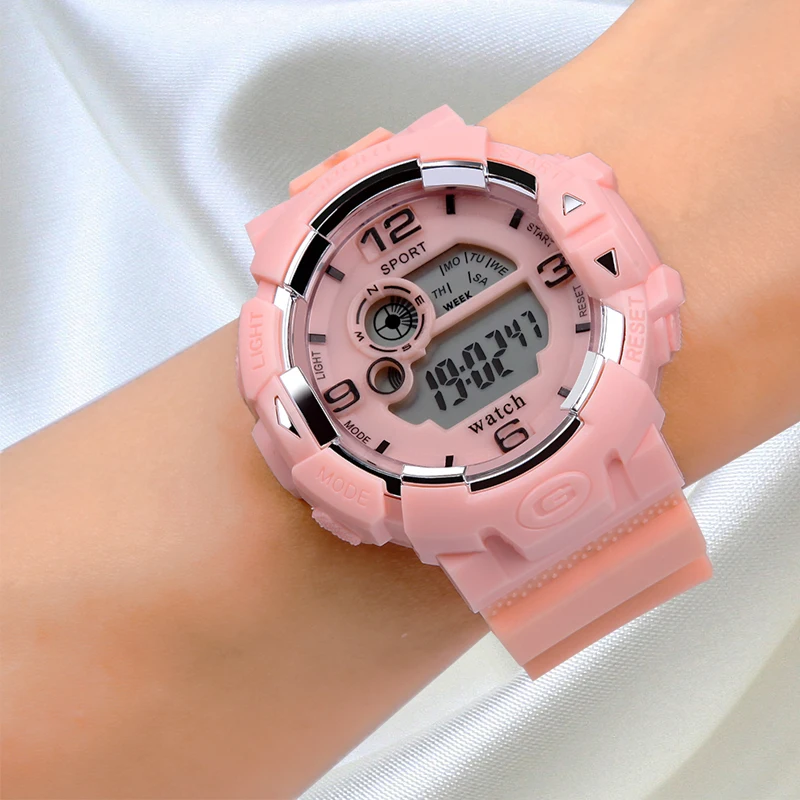 Top Trends: Fashion Women Sport Watches Waterproof Trendy Men Ladies Digital Watch Top Brand Rose Gold Lover&#039;s Gift Outdoor Quartz Clock Shoppable Styles