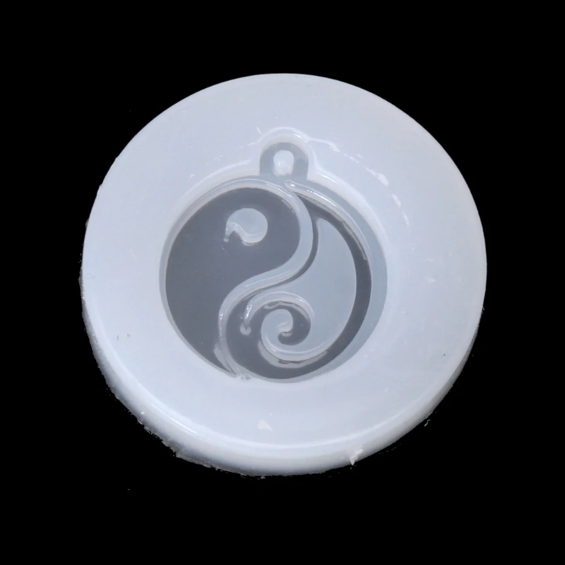 Top Trends: Chinese Style Tai-chi Jade Pendant Buddhism Silicone Mold Resin DIY Jewelry Mold Shoppable Styles