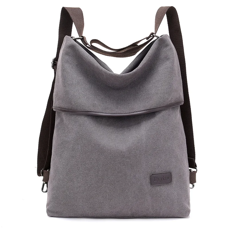 Top Trends: Women Canvas Backpack Fashion Shoulder Bag Travel School Bag For Teenage Girl Rucksacks Shoppable Styles