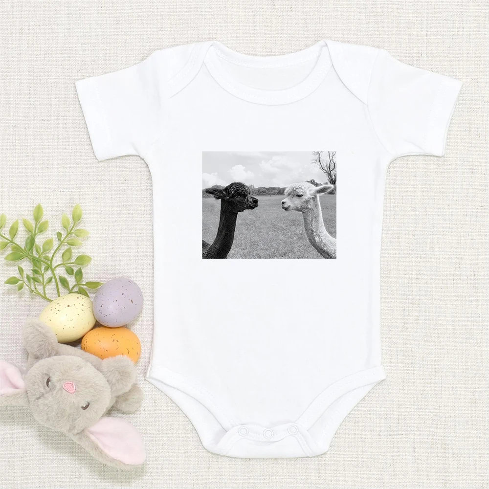 Top Trends: Baby Boy Clothes Funny Alpaca Sloth Baby 2022 Newborn Baby Girl Bodysuit Infant Baby Jumpsuit One-Pieces Ropa Bebe Harajuku Shoppable Styles - Image 4