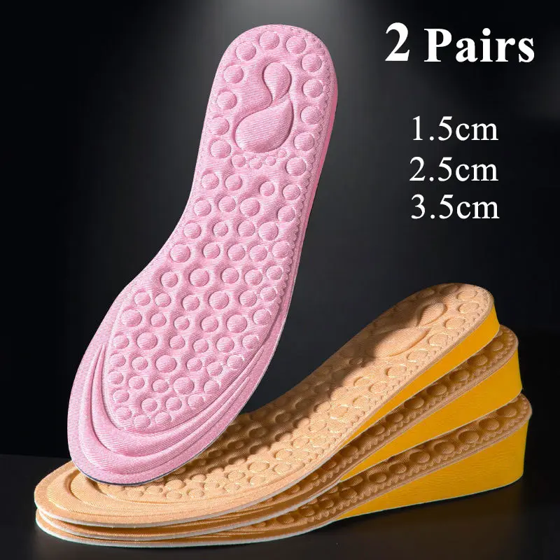 Top Trends: Invisible Height Increase Shoes Insoles Memory Foam Shoe Pad Men Women Shoe Inner Sole Inserts Cushion Heighten Insole Shoppable Styles