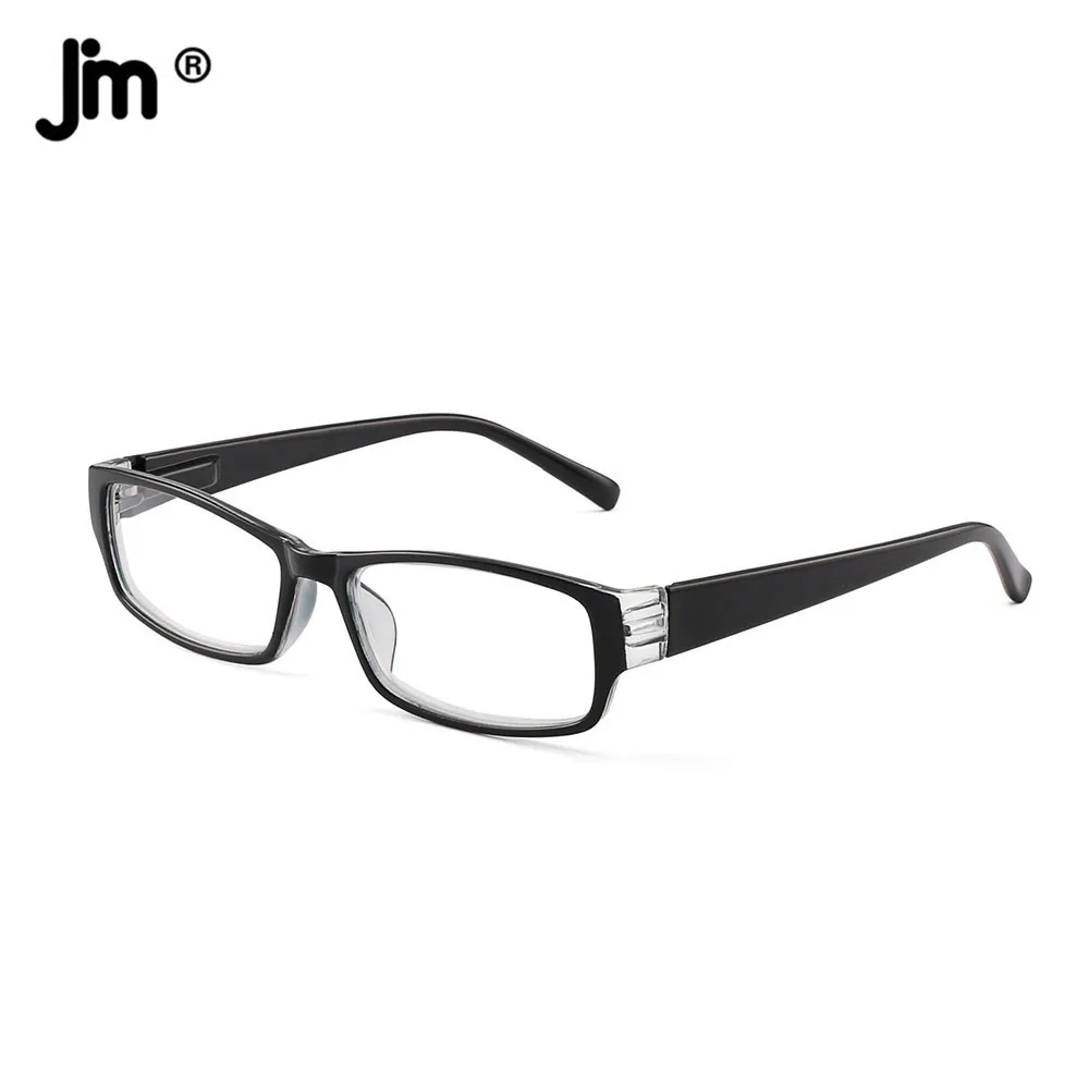 Top Trends: JM Rectangle Women Men Reading Glasses Spring Hinge Magnifier Diopter Presbyopic Reading Glasses Square Shoppable Styles