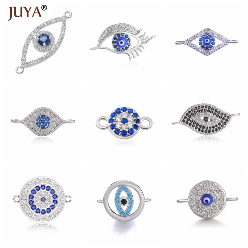 Top Trends: JUYA Jewelry From The Evil Eye Making Supplies Greek Eye / Turkish Eye Charms Bracelet Connectors DIY Accessories Materials Shoppable Styles