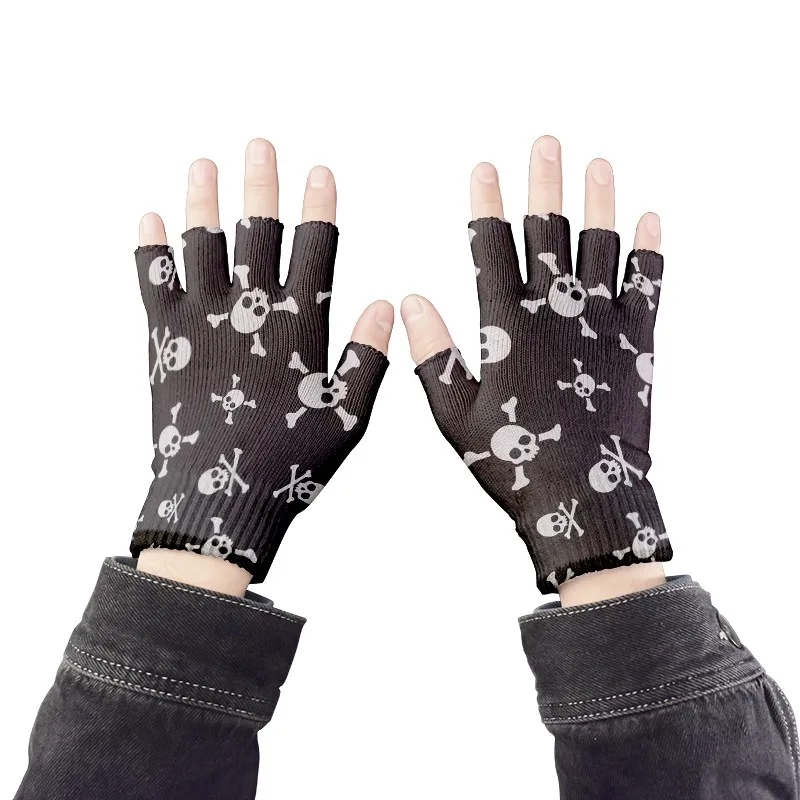 Top Trends: Winter Knitted Gloves Unisex Half Finger Running Gloves Men Women Touch Screen Fingerless Mittens Windproof Driving Gloves Shoppable Styles