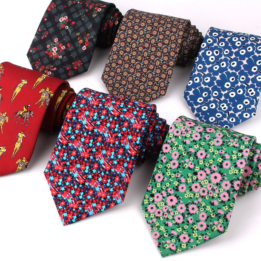 Top Trends: New Floral Print Neck Ties For Men Women Fashion Soft Tie Suits Polyester Neck Ties For Boy Girls Gravata Gifts Wedding Neckties Shoppable Styles