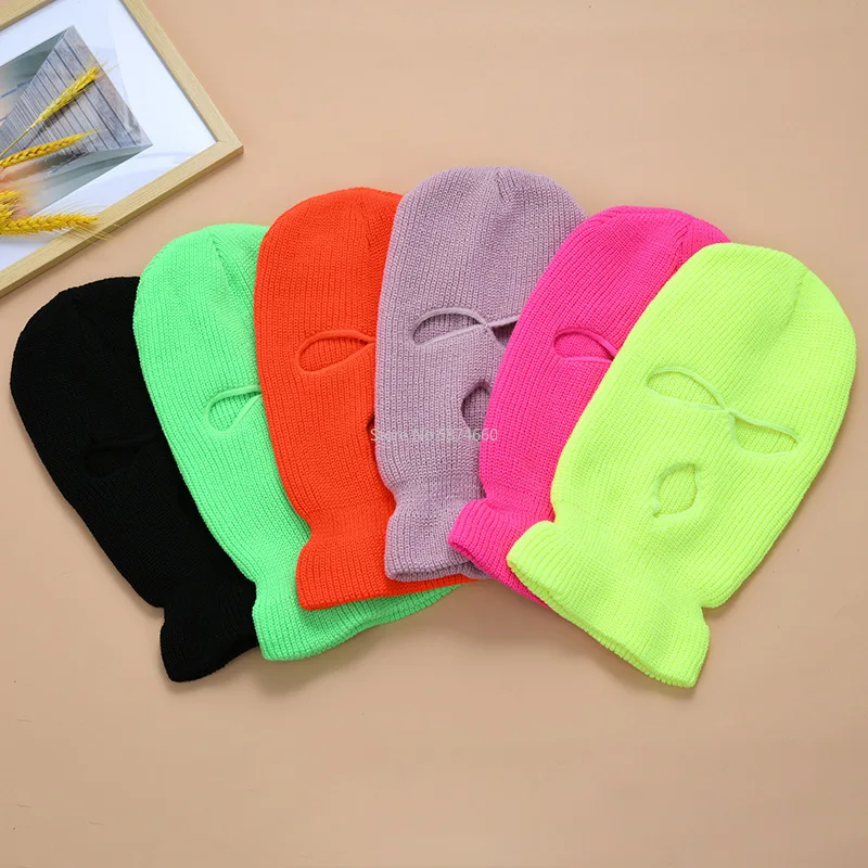 Top Trends: Balaclava Mask Hat Winter Cover Neon Mask Green Halloween Caps For Party Motorcycle Bicycle Ski Cycling Balaclava Pink Masks Shoppable Styles