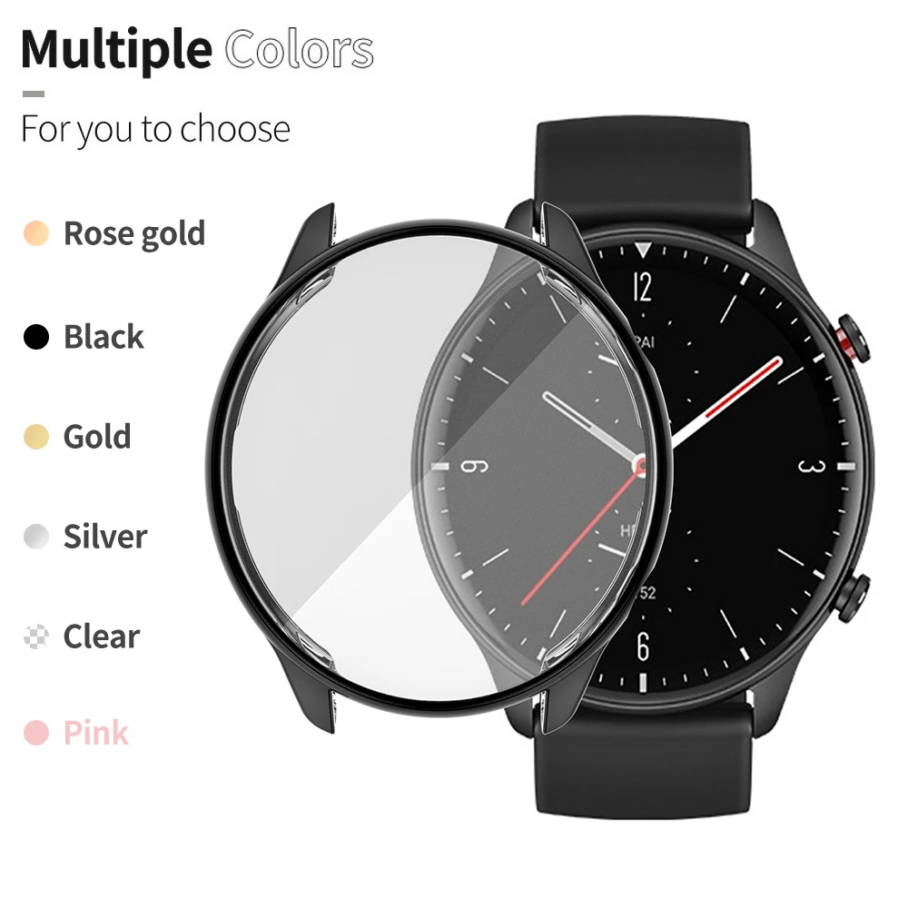 Top Trends: Screen Protector Flexible Cover For Huami Amazfit GTR 4 3 2 2e Watch Case For GTR3 Pro Bumper Soft TPU Scratch-resistant Shell Shoppable Styles - Image 5