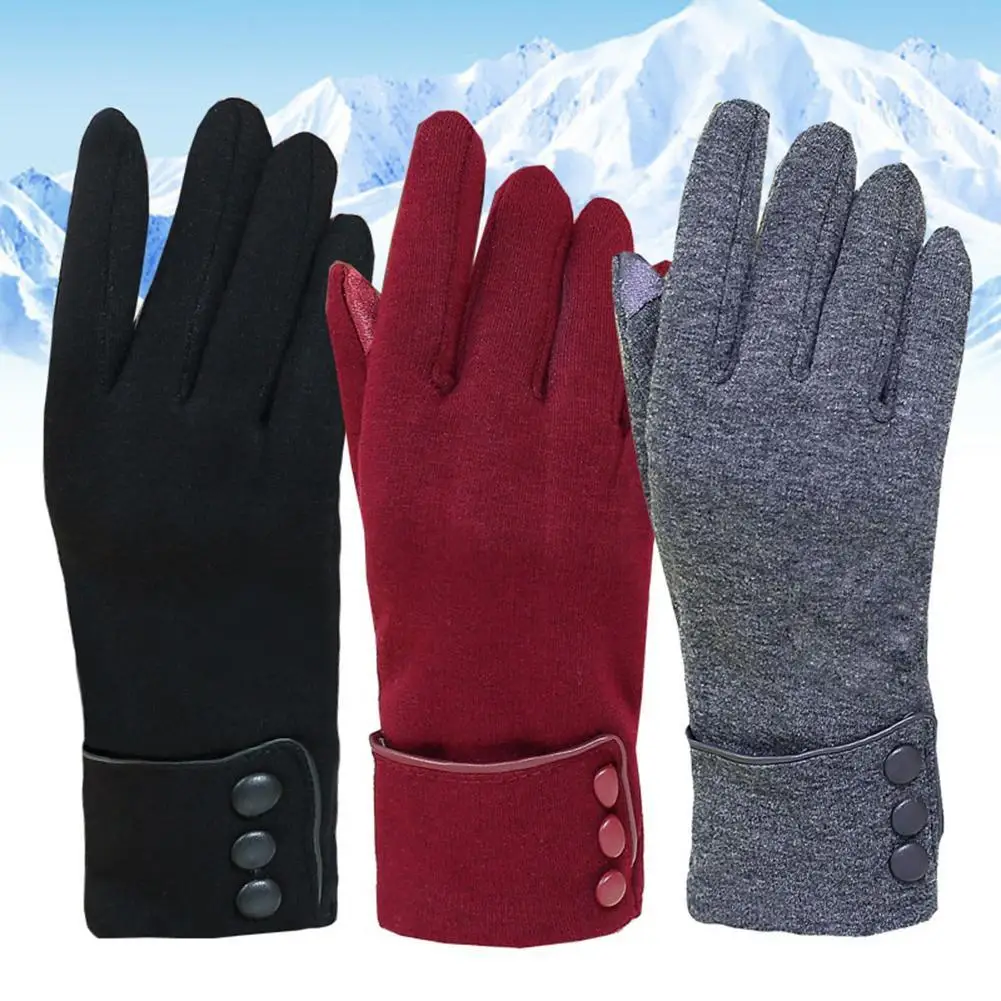 Top Trends: Women Gloves Autumn Winter Warm Gloves Wrist Mittens Driving Ski Windproof Glove Luvas Guantes Handschoenen Shoppable Styles