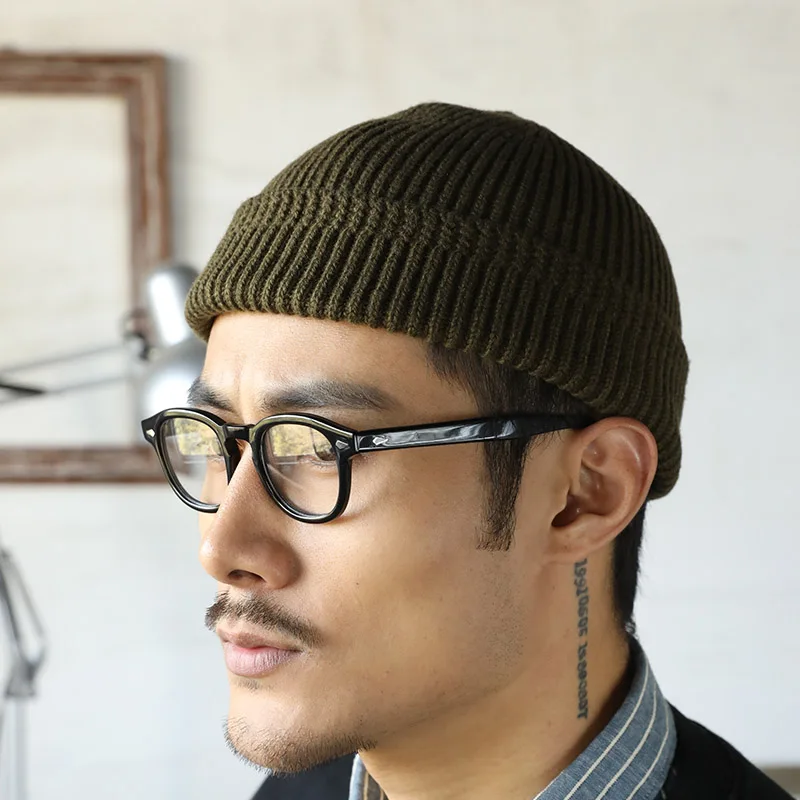 Top Trends: A4 - Red Tornado 100% Top Quality Super Warm Wool Knit Tight-fitting WW2 Watch Cap Shoppable Styles - Image 4