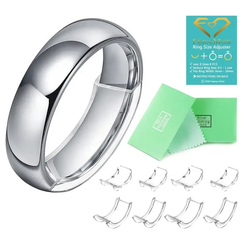 Top Trends: 8 Sizes Ring Size Adjusting Pad Silicone Invisible Ring Size Adjusters Reducing Ring Adjusting Pad Suitable For Any Ring Shoppable Styles