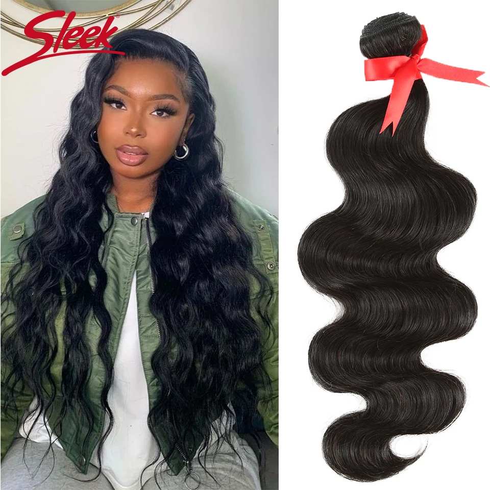 Top Trends: Sleek 30 Inch Human Hair Bundles For Women Body Wave Hair Extensions Single Bundles Natural Brazilian Human Hair Extensions Shoppable Styles