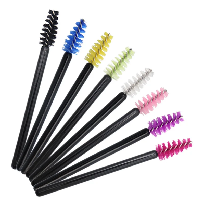 Top Trends: HOT 50 Pcs Disposable Eyelash Brush Short Mini Eyelash Comb Eyelash Extension Eyebrow Brush Eye Lashes Cosmetic Makeup Tool Shoppable Styles