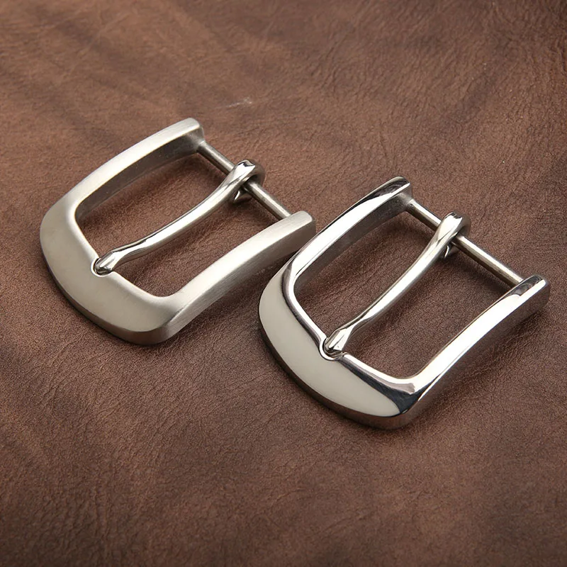 Top Trends: 1pcs Metal 40mm Casual Belt Buckles For Men Single Pin Belt Half Buckle Fit For 37mm-39mm Leather Craft Accessories Shoppable Styles - Image 3