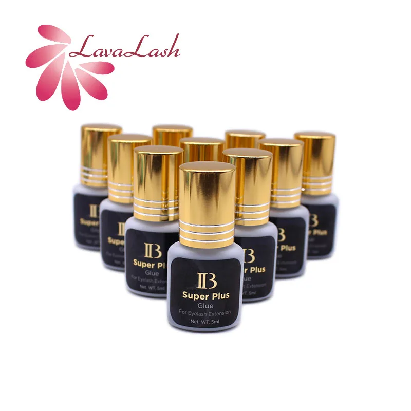 Top Trends: 2 / 5 / 10 Bottles Original IB Ibeauty Super Plus Glue For Eyelash Extensions 5ml Korea IB Gold Cap False Eyelash Glue Makeup Tools Shoppable Styles