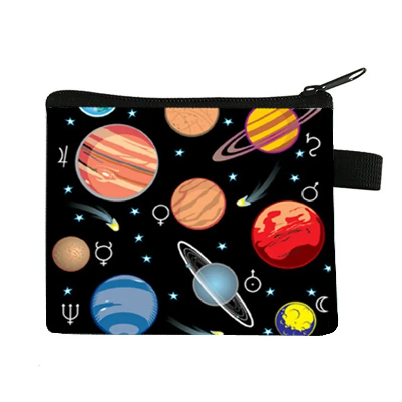 Top Trends: Starry Sky Wallet Student Boys And Girls Short Wallet Card Bag Universe Pocket Change Purse Mini Coin Purse Small Pouch Coin Shoppable Styles