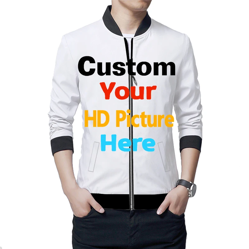 Top Trends: OGKB Custom Jacket Windbreaker DIY Print Your Own Design LOGO Photos 3D Zipper Coat Jackets Outerwear Drop Shipper Wholesaler Shoppable Styles