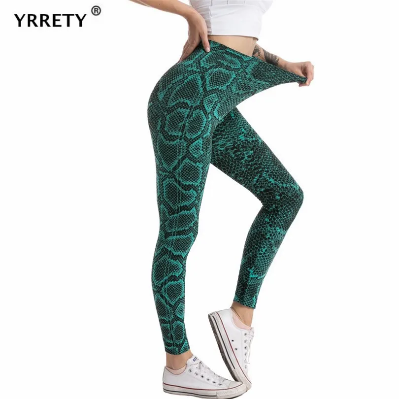 Top Trends: YRRETY Seamless Fitness Women Leggings Fashion Serpentine Sport High Waist Elastic Push Up Ankle Length Sportwear Dropshipping Shoppable Styles