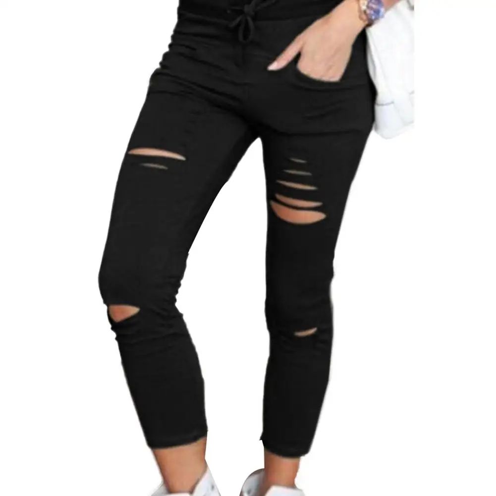 Top Trends: Leggings 2019 New Style Fashion Women Solid Fitness Leggings Ankle Length Stretch High Waist Leggings Shoppable Styles