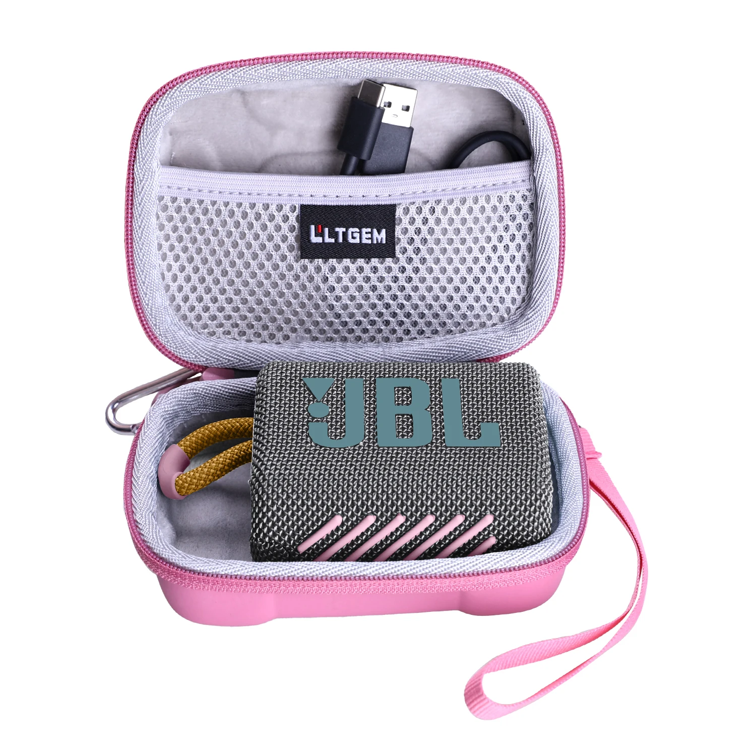 Top Trends: LTGEM Dustproof Pink EVA Hard Case For JBL Go 3 Portable Speaker With Bluetooth Built-in Battery Shoppable Styles