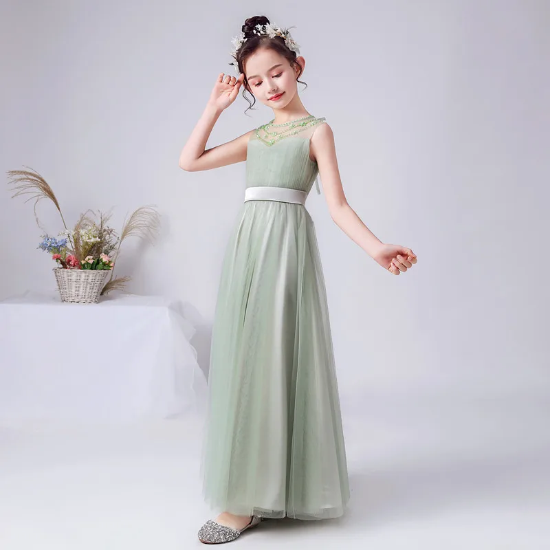 Top Trends: Dideyttawl Tulle Flower Girl Dresses For Wedding And Party Beading Birthday Princess Formal Pageant Gowns Concert Dress Junior Shoppable Styles - Image 3