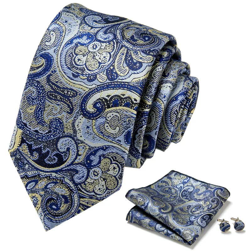 Top Trends: Italy Brand Ties For Men Shirts Silk Men&#039;s Tie Handkerchief Cufflinks Set 40 Colors Neck Tie Fashion Crevate Shoppable Styles