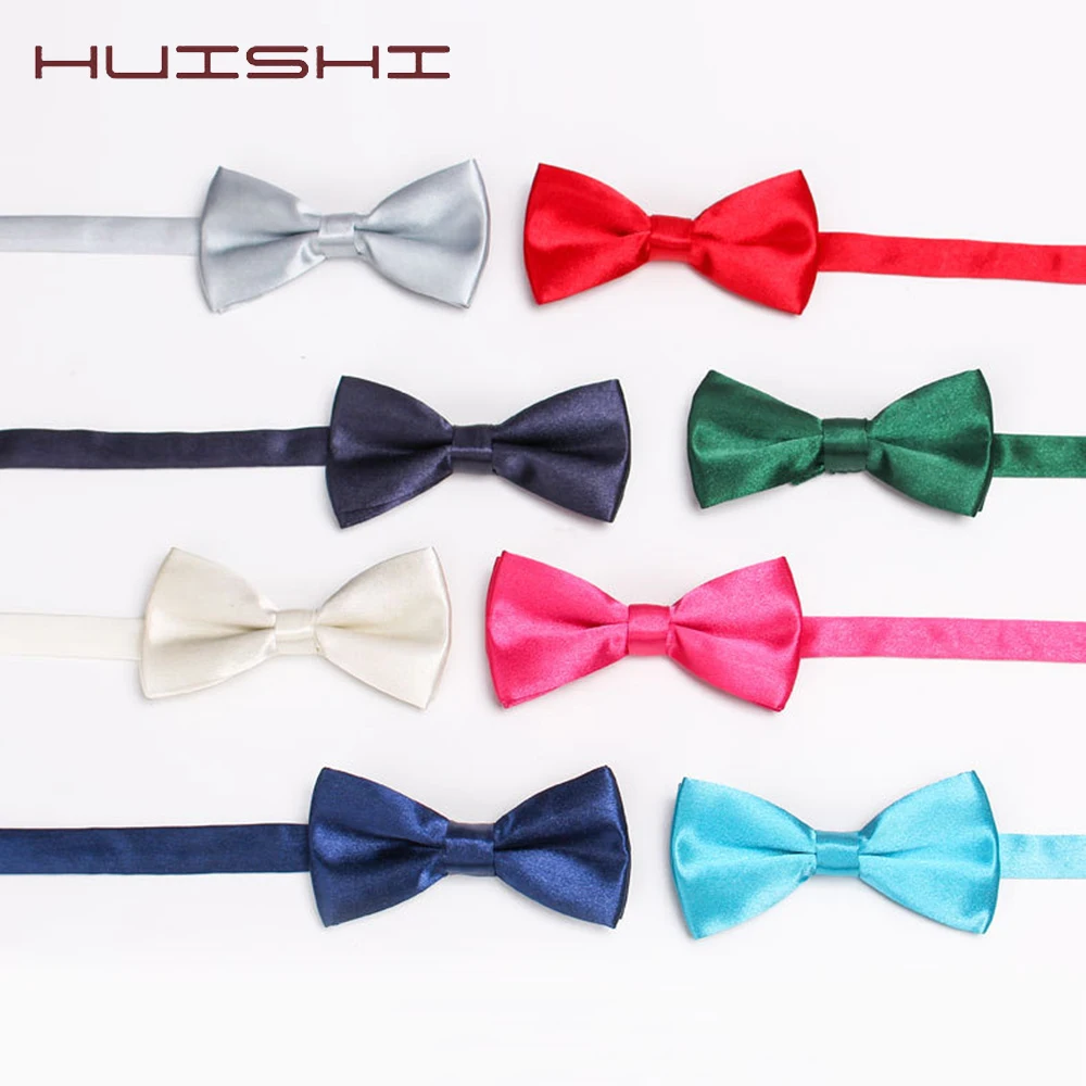 Top Trends: HUISHI Baby Children Lovely Classic Solid Color Baby Bow Tie Boy And Girl Butterfly Accessories Coordinate Banquet Pink Gold Shoppable Styles