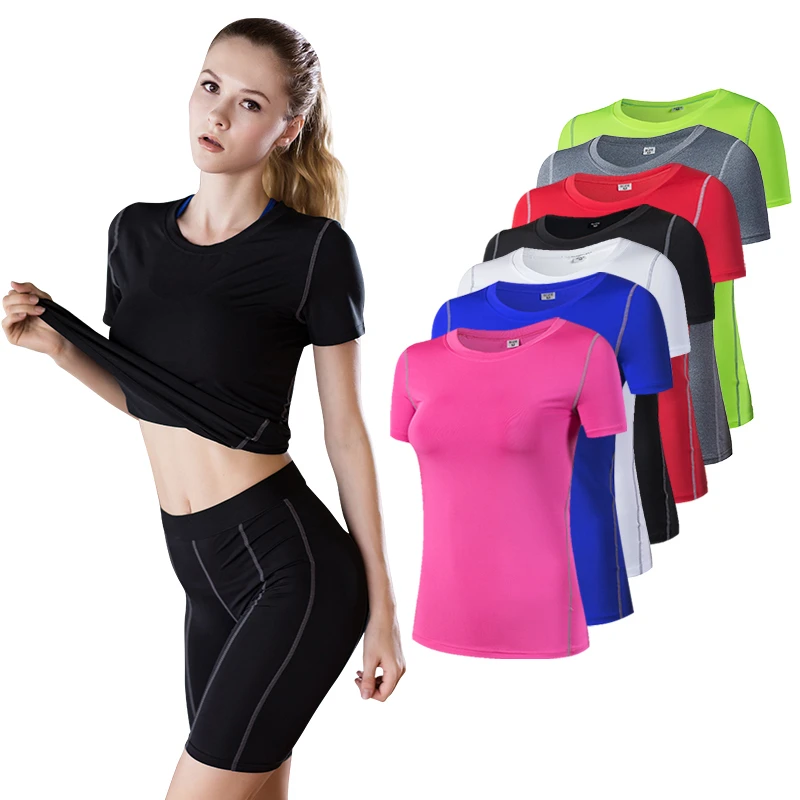 Top Trends: 2023 Yoga Top For Women Quick Dry Sport Shirt Women Fitness Gym Top Fitness Shirt Yoga Running T-shirts Female Sports Top Shoppable Styles