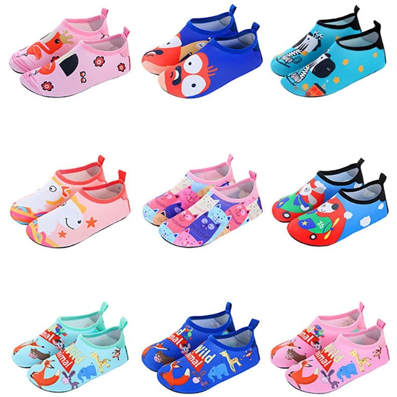 Top Trends: Boys Girls Soft Foldable Water Shoes Kids Beach Summer Outdoor Wading Shoes Swimming Surf Sea Slippers Quick-Dry Aqua Shoes Shoppable Styles