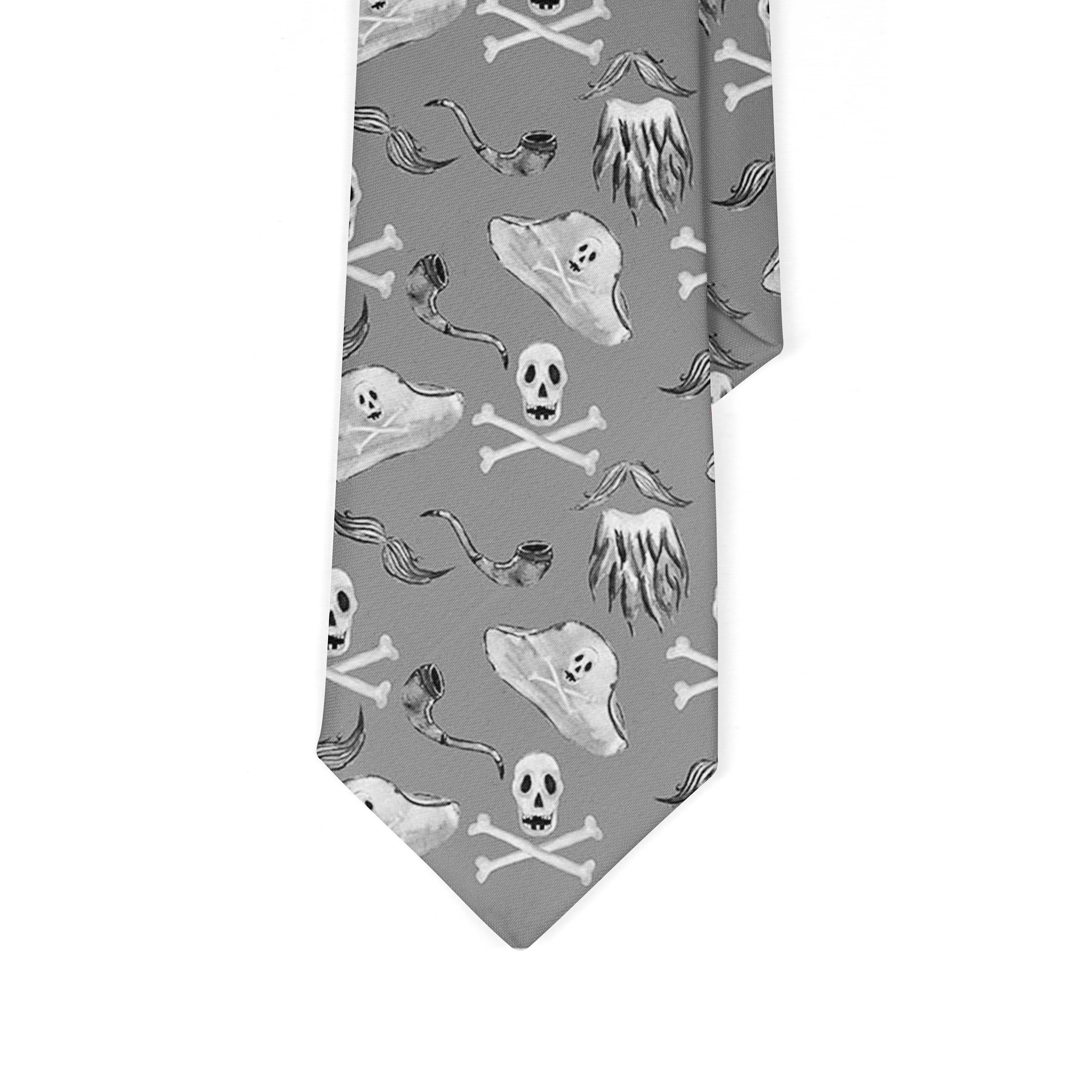 Top Trends: Fashion Skull 3D Printed Men's Necktie Casual 8CM Polyester Business Accessories Necktie Funny Wedding Party Gentleman's Necktie Shoppable Styles - Image 3