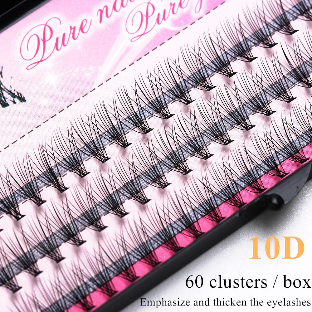 Top Trends: 60 Clusters / box Cluster Lashes, Individual Eyelashes Extension Eyelashes Bunches Professional Makeup False Eyelashes Shoppable Styles