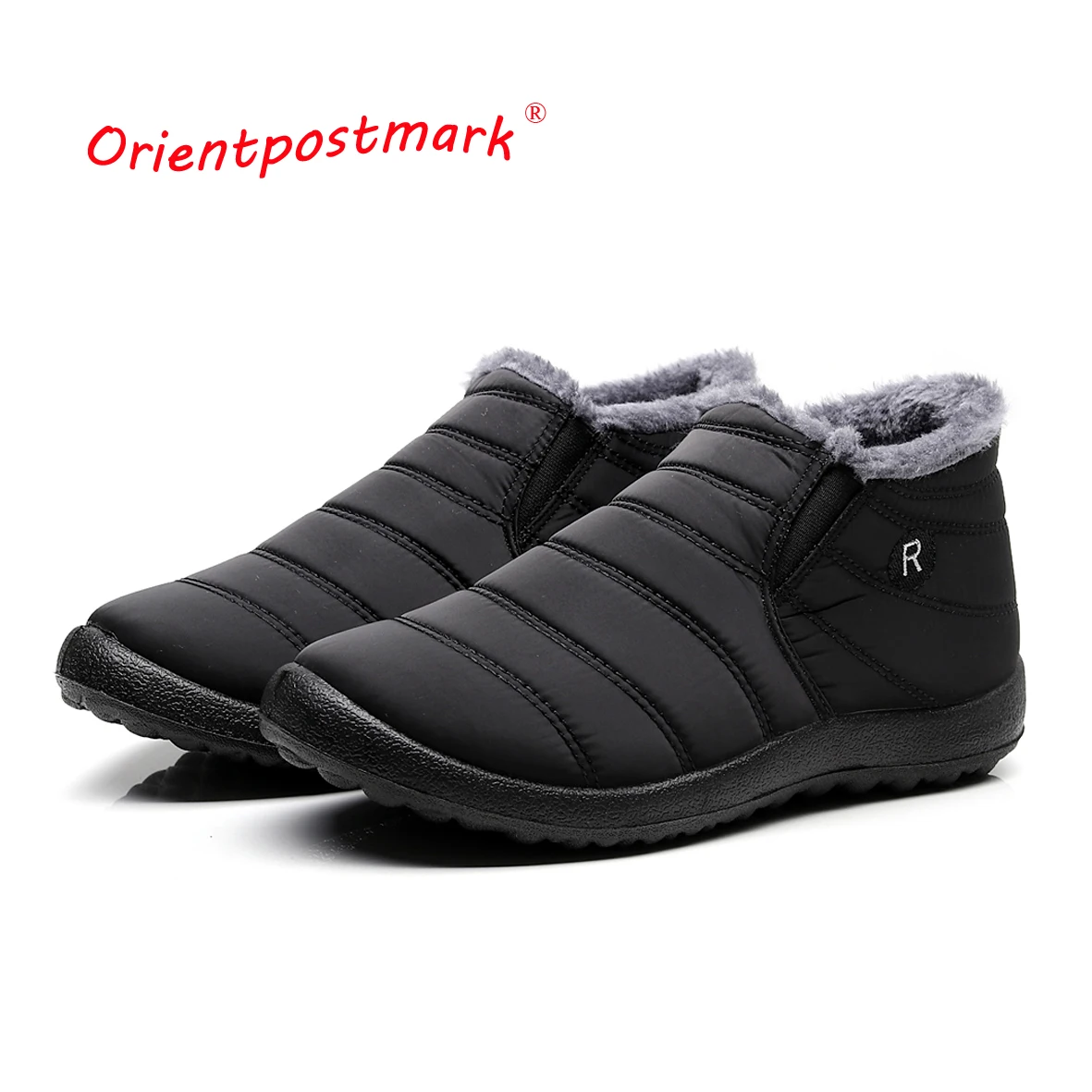 Top Trends: Men Winter Boots Unisex Couples New Snow Boots Ankle Boots Solid Color Plush Inside Anti Skid Bottom Warm Waterproof Ski Shoes Shoppable Styles