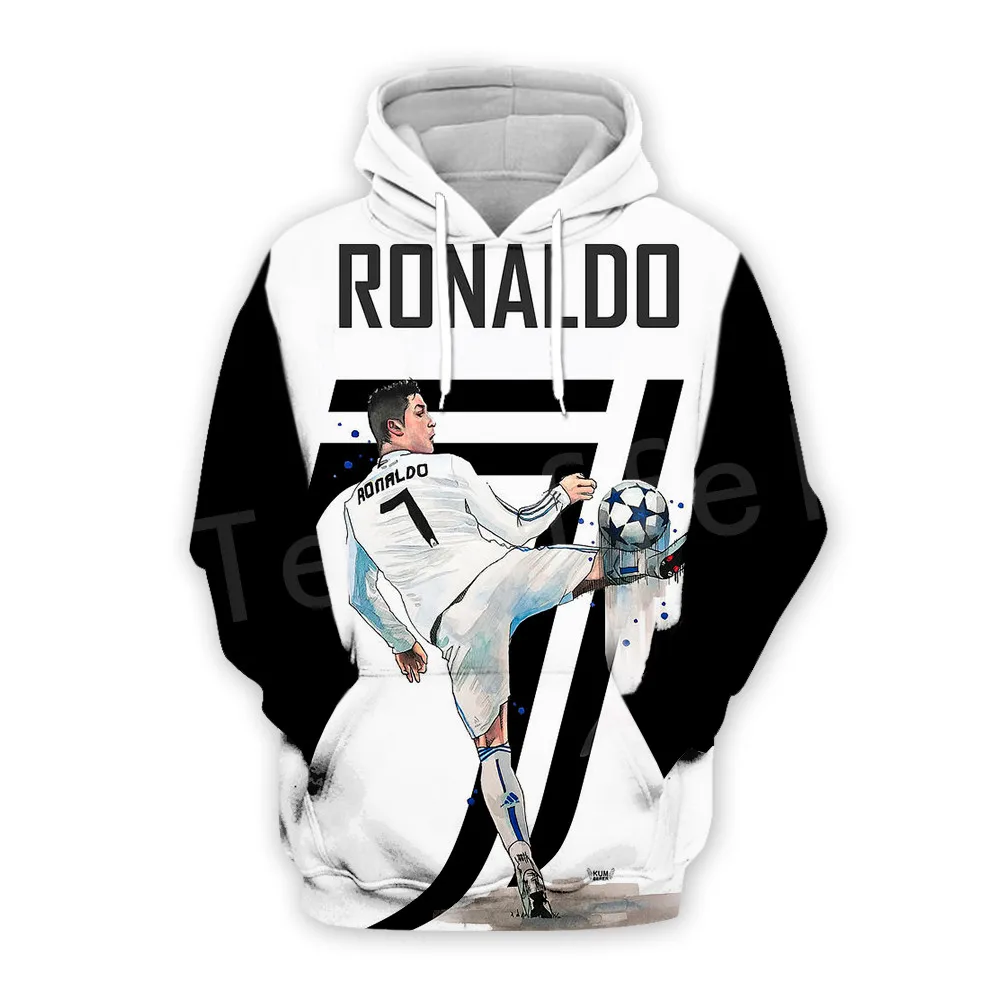 Top Trends: Tessffel Cristiano Ronaldo Athlete Fitness Sportsman Men / Women NewFashion Streetwear 3DPrint Zip / Hoodies / Sweatshirts / Jacket N-11 Shoppable Styles