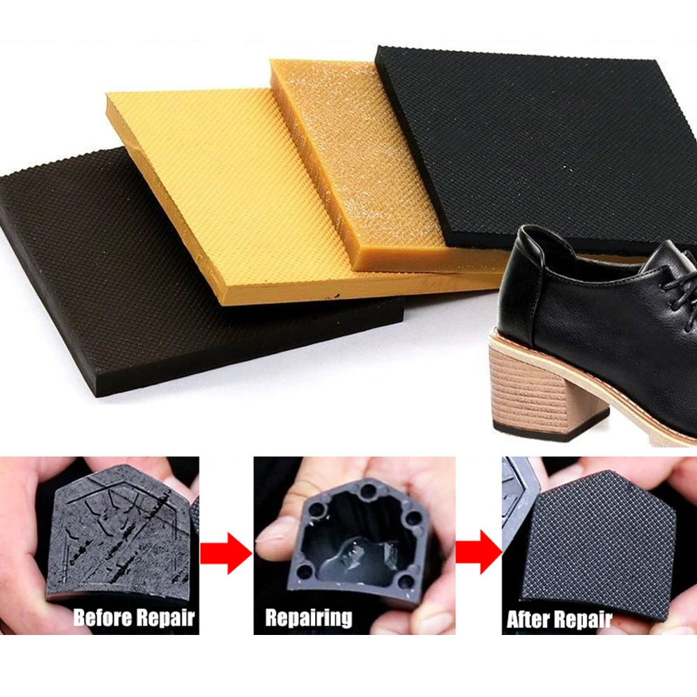 Top Trends: Rubber Shoe Sole Protector For High Heels Sandals Outsole Anti-Slip Women Shoes Repair Sole Replacement Heel Sole Protection Shoppable Styles