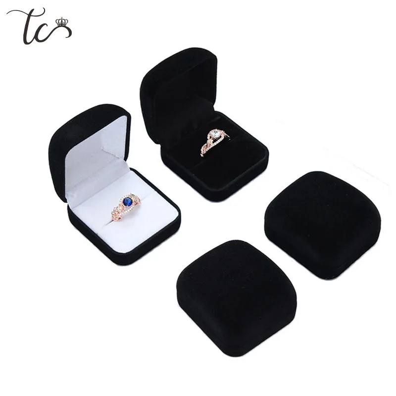 Top Trends: Wedding Prposal Gift Box Earrings Organizer Rings Container Trinket Box Ring Box Jewelry Organizer Packaging Box Shoppable Styles