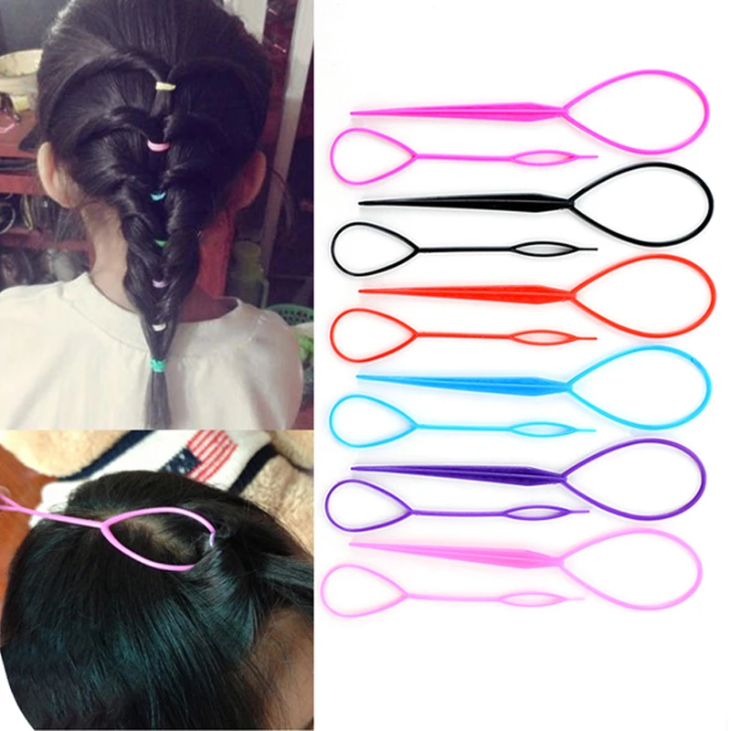 Top Trends: Multi-style Women Hair Twist Styling Clip Stick Bun Maker DIY Hair Braiding Tools Hair Accessories Braider DIY Hairstyle Shoppable Styles