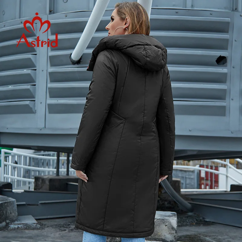 Top Trends: Astrid 2022 New Winter Women's Coat Women Long Warm Parka Fashion Thick Jacket Hooded Bio-Down Plus Size Female Clothing AT-6703 Shoppable Styles - Image 4