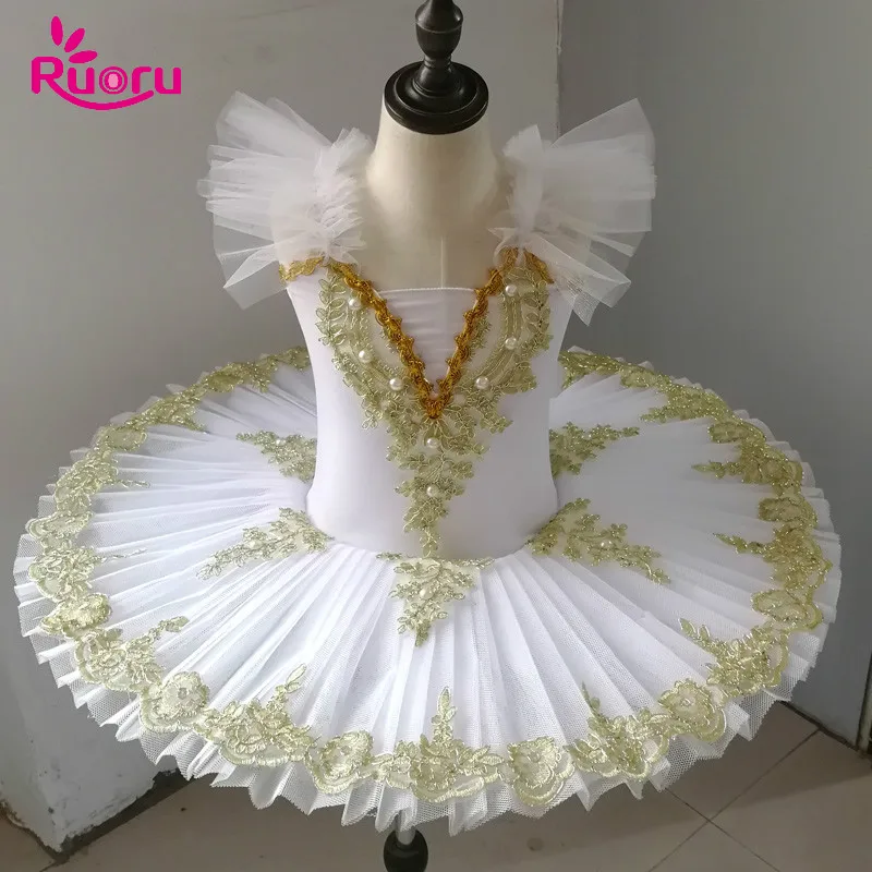 Top Trends: Ruoru White Red Pink Color Pancake Tutu Kids Dance Costumes Professional Ballet Tutu Dancewear Ballerina Ballet Dress Girl Adult Shoppable Styles