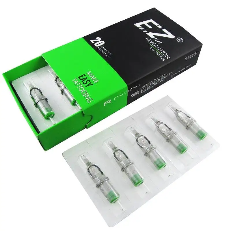 Top Trends: EZ Revolution Cartridge Tattoo Needles Magnum #12 0.35mm L-taper 5.5mm For Rotary Tattoo Machines Pen And Grips 20 Pcs / box Shoppable Styles